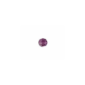 Swarovski 5000 4MM Round Faceted Amethyst Bead