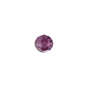 Swarovski 5000 8MM Round Faceted Amethyst Bead